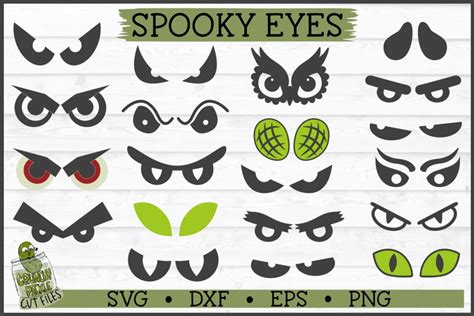 Spooky Eyes Halloween Svg File Bundle