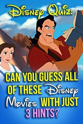 Disney Quiz Can You Guess All Of These Disney Movies With Just Hints