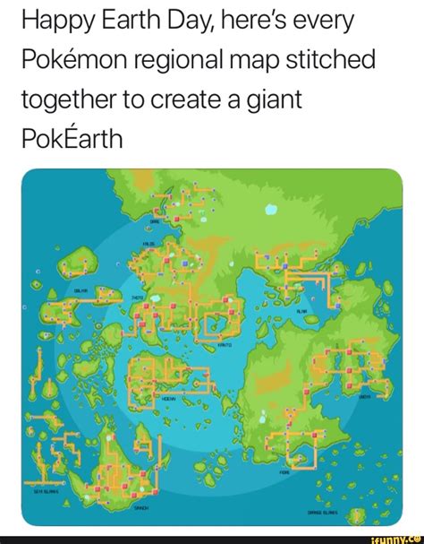 Pokemon Regional Map