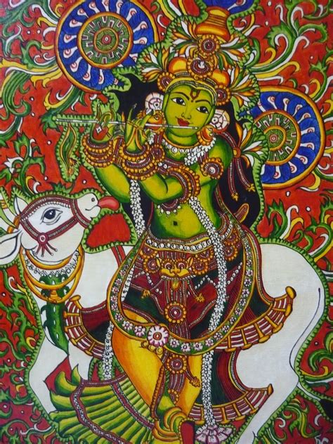 Kerala Mural Painting India Culture Indian Temple God Pictures