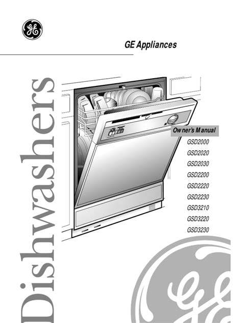 Ge Dishwasher Installation Manual