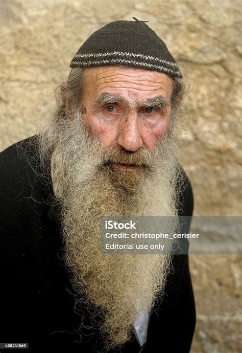 Old Jewish Man With Long Beard Stock Photo Download Image Now Adult
