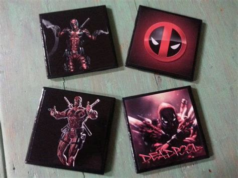 Marvel Deadpool X Men Ceramic Coasters Set Of 4 Ceramic Coasters