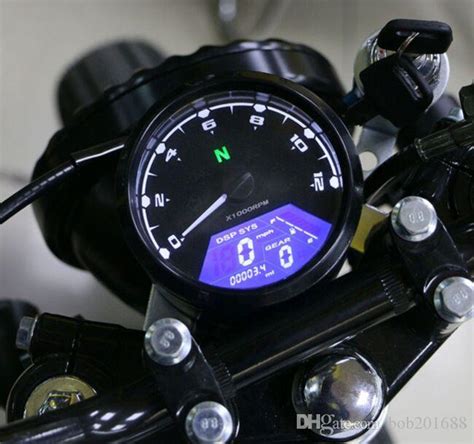 12V Waterproof Lcd Display Multifunction Motorcycle Tachometer