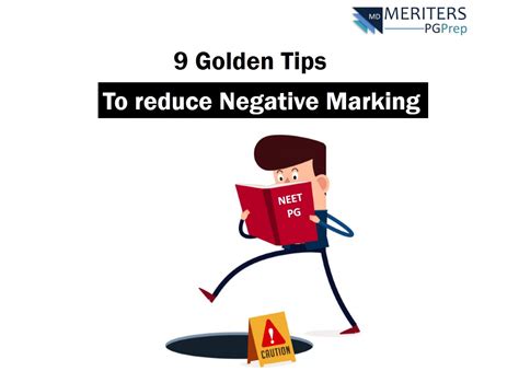 9 Golden Tips To Reduce Negative Marking In Neet Pg
