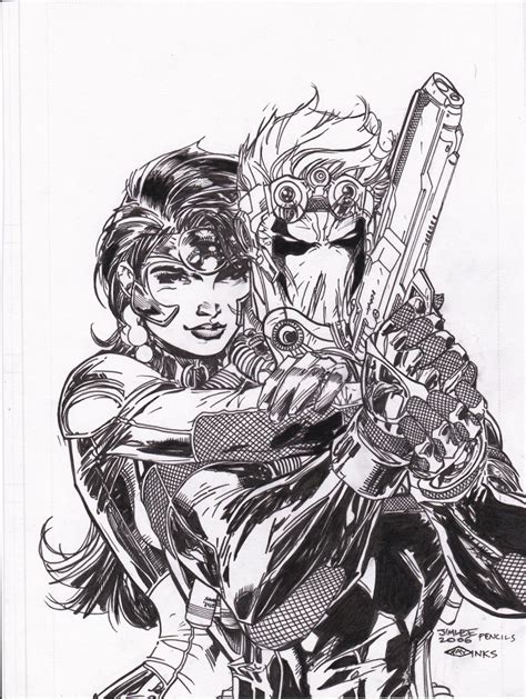 Voodoo And Grifter Ray After Jim Lee By Rayan101 On Deviantart