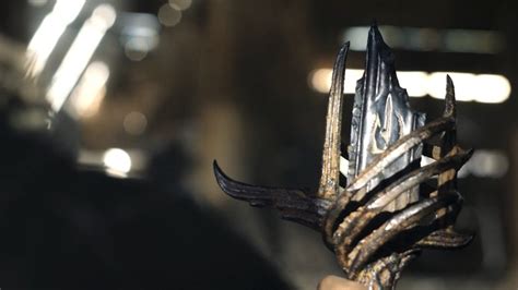 The Rings Of Power Is Theos Blood Hilt The Sword Of Sauron