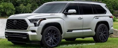 2023 Toyota Sequoia Feels Subtly Menacing When Lowered On Cgi