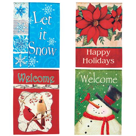 Holiday Flag Set Holiday Garden Flags Holiday Flags