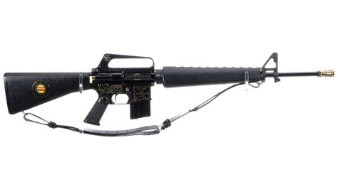 Cased Bushmaster Vietnam War Commemorative M16 Rifle Rock Island Auction