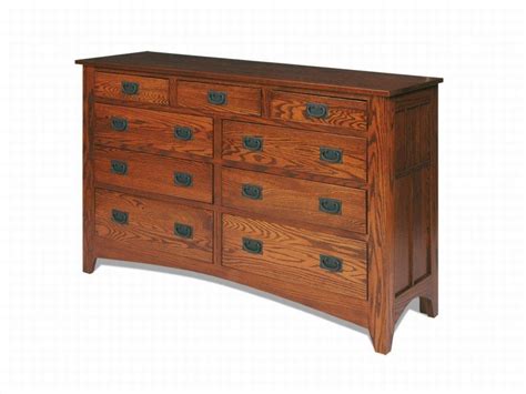 Deluxe Craftsman Mission Double Dresser From Dutchcrafters Amish