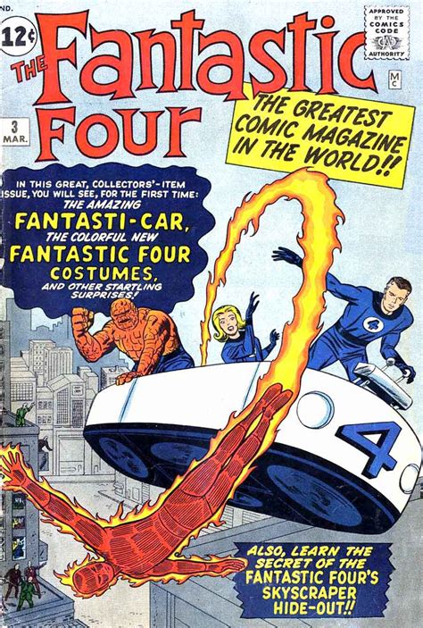 Fantastic Four 3 Jack Kirby Art And Cover Pencil Ink