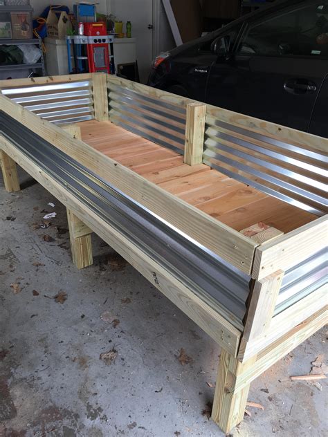 New This Year Elevated Raised Beds Diyed Out Of Treated Pine