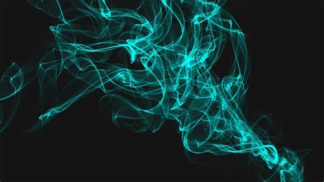 Abstract Blue Dark Smoke Digital Art Wallpaper 2560x1440 226150