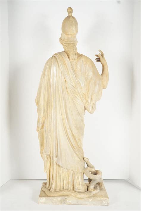 Late 19th Century Plaster Statue Of Athena After The Antique At 1stdibs