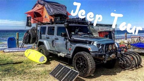 A Tour Through Our Jeep Wrangler Overland Vehicle Part 1 Youtube