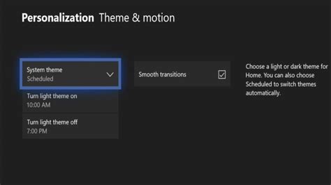 New Xbox One Update How To Set Up A Scheduled Theme