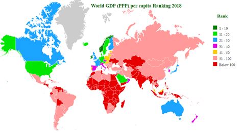 Gdp vs gdp per capita for a lot of reasons, we need to measure our nation's economic state and when trying to determine a nation's economic performance, the term gdp is often encountered or used. World GDP per capita Ranking 2018 - StatisticsTimes.com