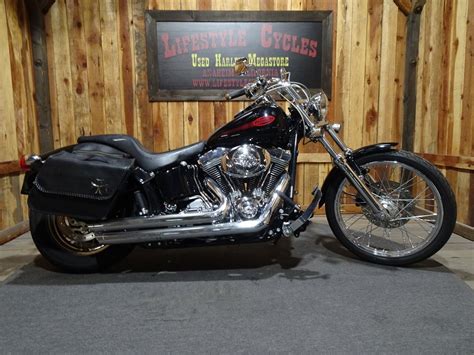 2005 harley davidson softail model fxsti 18,000 miles alarm system extra seat , windshield, bike is dressed out in the punisher on the pegs and covers ready to purchase this 2005 harley davidson softail? 2005 Harley-Davidson® FXST/I Softail® Standard (BLACK ...
