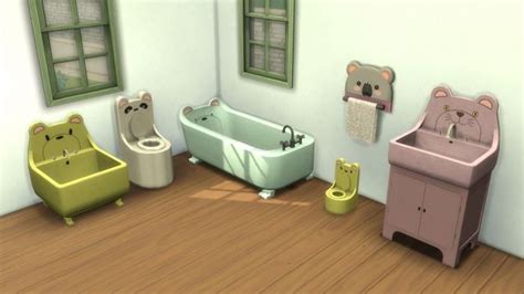 3 To 4 Animals Abound Bath By Biguglyhag At Simsworkshop • Sims 4
