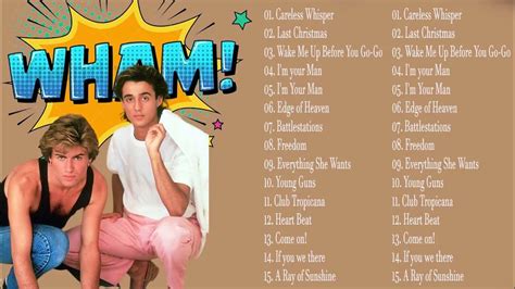 Wham Greatest Hits Full Album 2022 🎄🎄🎄 Wham Best Songs2 Youtube