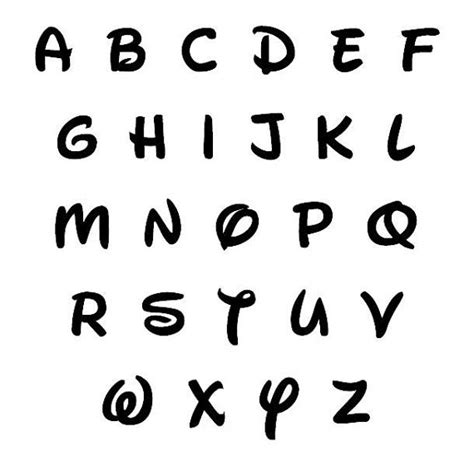 6 Best Images Of Disney Font Alphabet Letter Printables Disney Letter