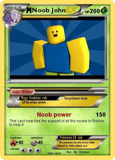 Pokémon Noob John Noob Power My Pokemon Card