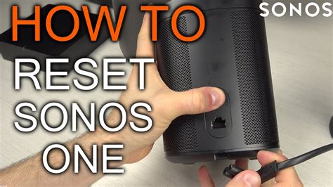 How To Reset Sonos 1 Youtube