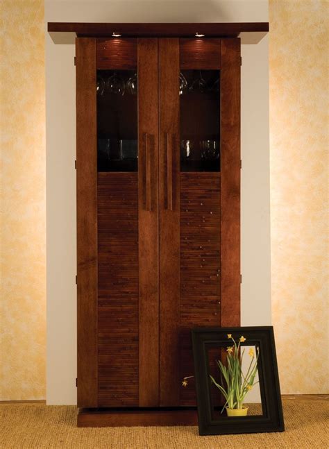 It can be painted a single color or one color on the inside and another on the outside for a modern look. Armoire for dining room in Java finish with standard ...