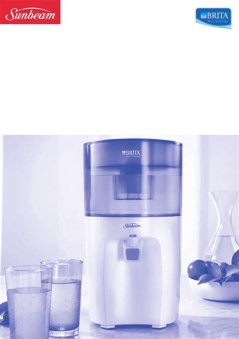 Sunbeam Water Dispenser Wf6000 User Guide