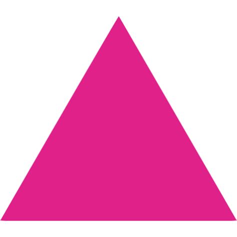 Barbie Pink Triangle Icon Free Barbie Pink Shape Icons