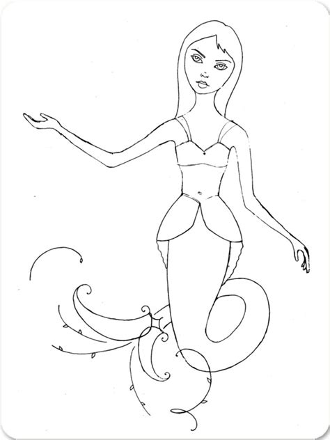 Kell Belle Studio Gesture Drawing How To Draw A Mermaid