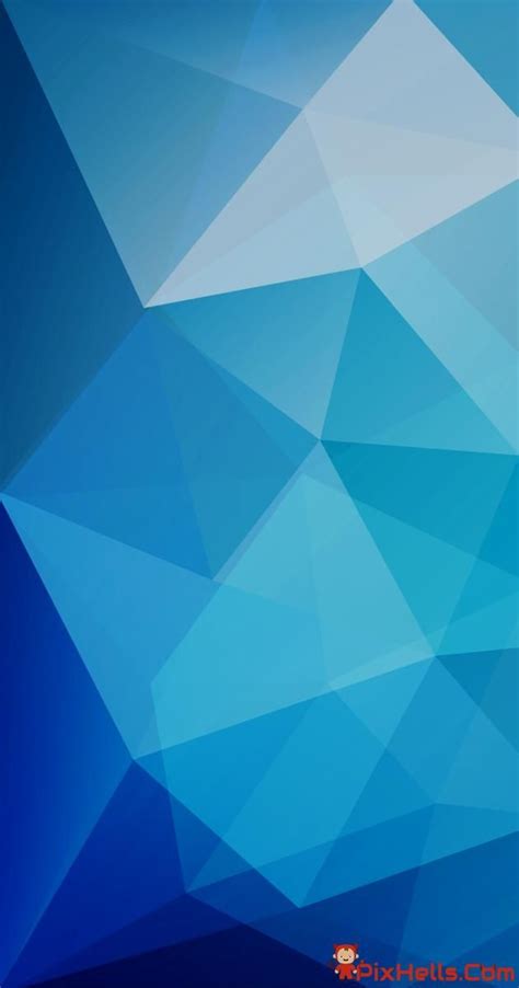 Blue Low Poly Wallpaper Iphone Wallpaper