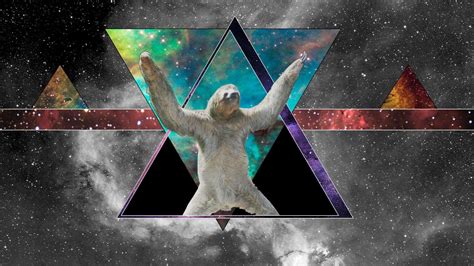 Sloth In Space Wallpapers Wallpaper Cave