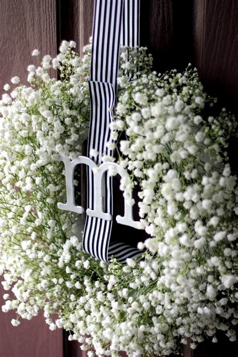 Babys Breath Wreath Diy Update Two Delighted
