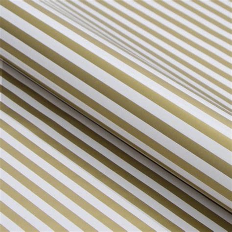 Counter Roll Thin Stripe Gloss Gold White 50cmx50m