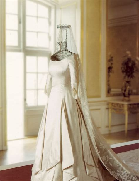 Frederik was supported by his brother prince joachim. Mary's gown | Royal wedding gowns, Royal wedding dress ...