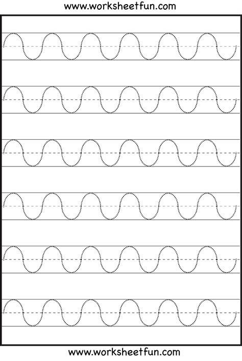 What is the simplest and easiest way to do this? Curved Line Tracing - 4 Worksheets | Tracing worksheets ...