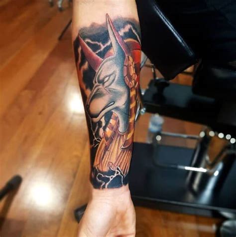 85 incredible anubis tattoo designs an egyptian symbol of. 110+ Egyptian Anubis Tattoos For Men (2021) Tribal Designs