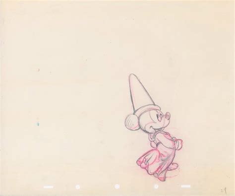 Production Drawing Of Mickey Mouse From Fantasia Art Drawings Fantasia