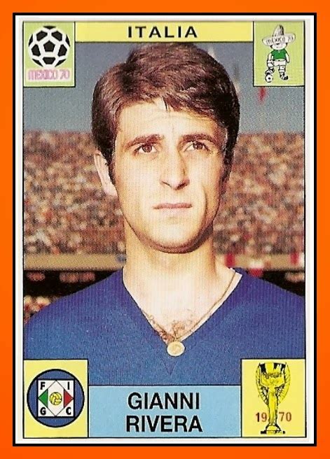 Il mito di gianni rivera e sandro mazzola (da: Old School Panini: World Cup Top 100 - N°85 : Gianni RIVERA