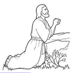 From what's in the bible?. Jesus Praying Coloring Page at GetColorings.com | Free ...