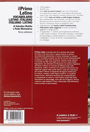 Di seguito te ne elenco alcuni che sono considerati tra i migliori sulla piazza. Libro Il primo latino. Vocabolario latino-italiano ...