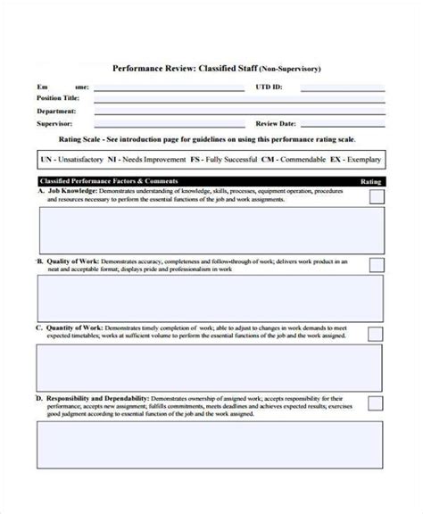 Free 8 Sample Employee Performance Appraisal Forms In Pdf Ms Word