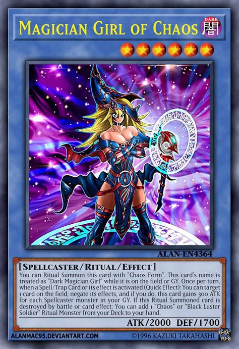 Magician Girl Of Chaos By Alanmac95 On Deviantart Custom Yugioh Cards Yugioh Monsters Yugioh