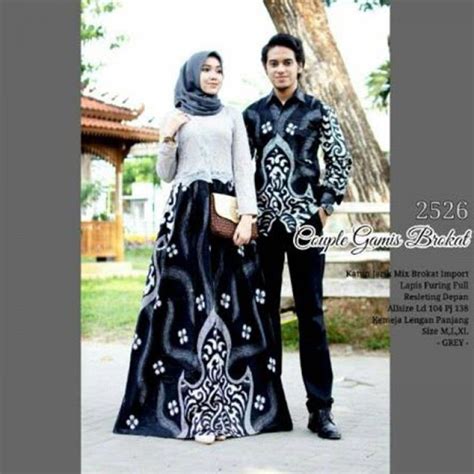 Gambar baju gamis putih remaja. 35+ Ide Baju Muslim Brokat Couple - Trend Couple