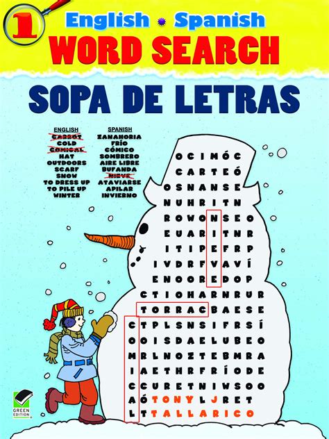 English Spanish Word Search Sopa De Letras Sopa De Letras En Hot Sex