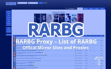 Rarbg Proxy List Of Rarbg Offical Mirror Sites And Proxies Tech Billow