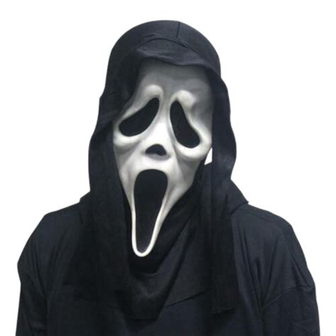 Scary Movie Scream Mask Ghost Face Halloween Latex Horror
