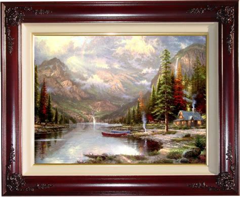 Clock strikes midnight captures the rich hues of the castle and moonlit sky, the beauty of ella's magical dress, and the brilliance of the golden carriage that awaits her. Mountain Majesty (Beginning of a Perfect Day III) by ...